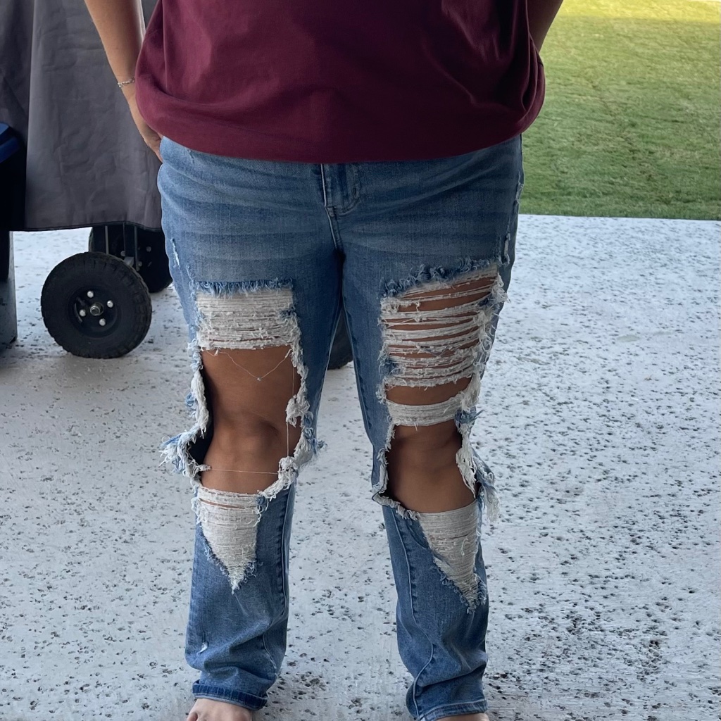 Distressed Judy Blue Jeans